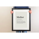 Mother Definiton Typographic Print-SeaKisses