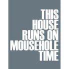 Mousehole Time Typographic Print-SeaKisses