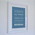 Mousehole Typographic Print-SeaKisses