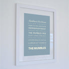 Mumbles Typographic Print-SeaKisses