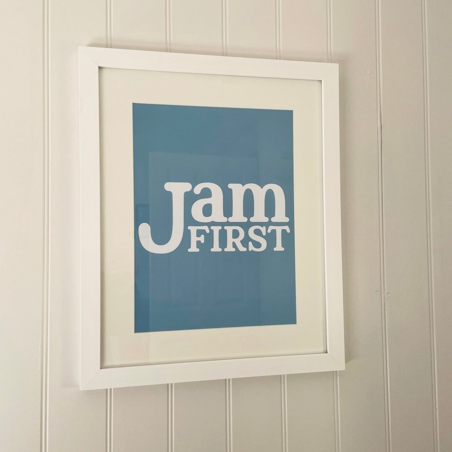 Jam First Print Typographic Print-SeaKisses