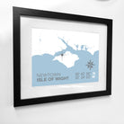 Newtown Coastal Map Print-SeaKisses