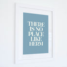 No Place Like Herm Typographic Print-SeaKisses