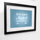 Norfolk Adventures Typographic Print-SeaKisses