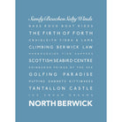 North Berwick Typographic Print-SeaKisses