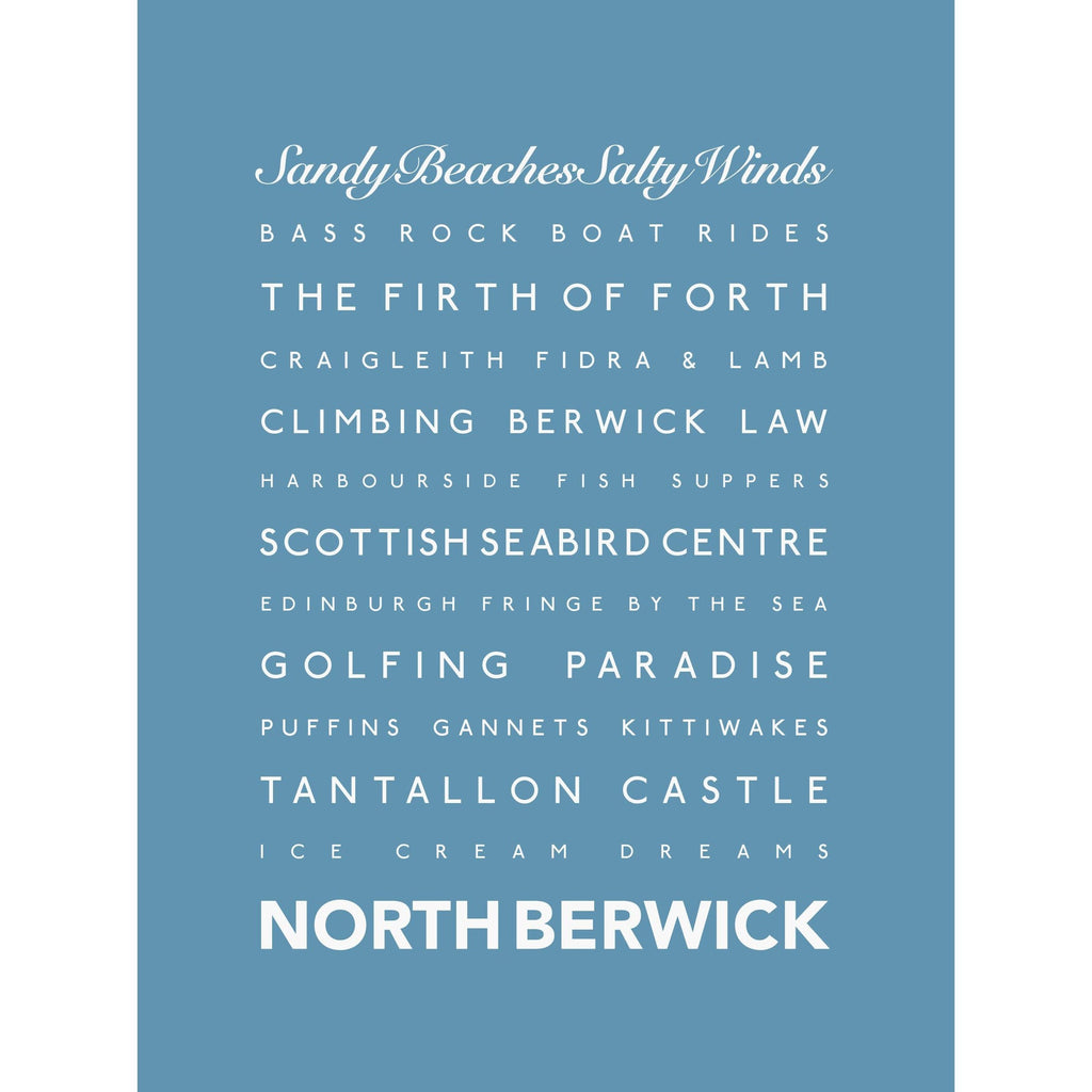 North Berwick Print - Coastal Wall Art /Poster-SeaKisses