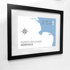 North Walsham Coastal Map Print-SeaKisses