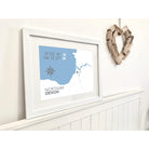 Northam Coastal Map Print-SeaKisses