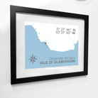 Ogmore-By-Sea Coastal Map Print-SeaKisses