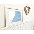 Orford Coastal Map Print-SeaKisses