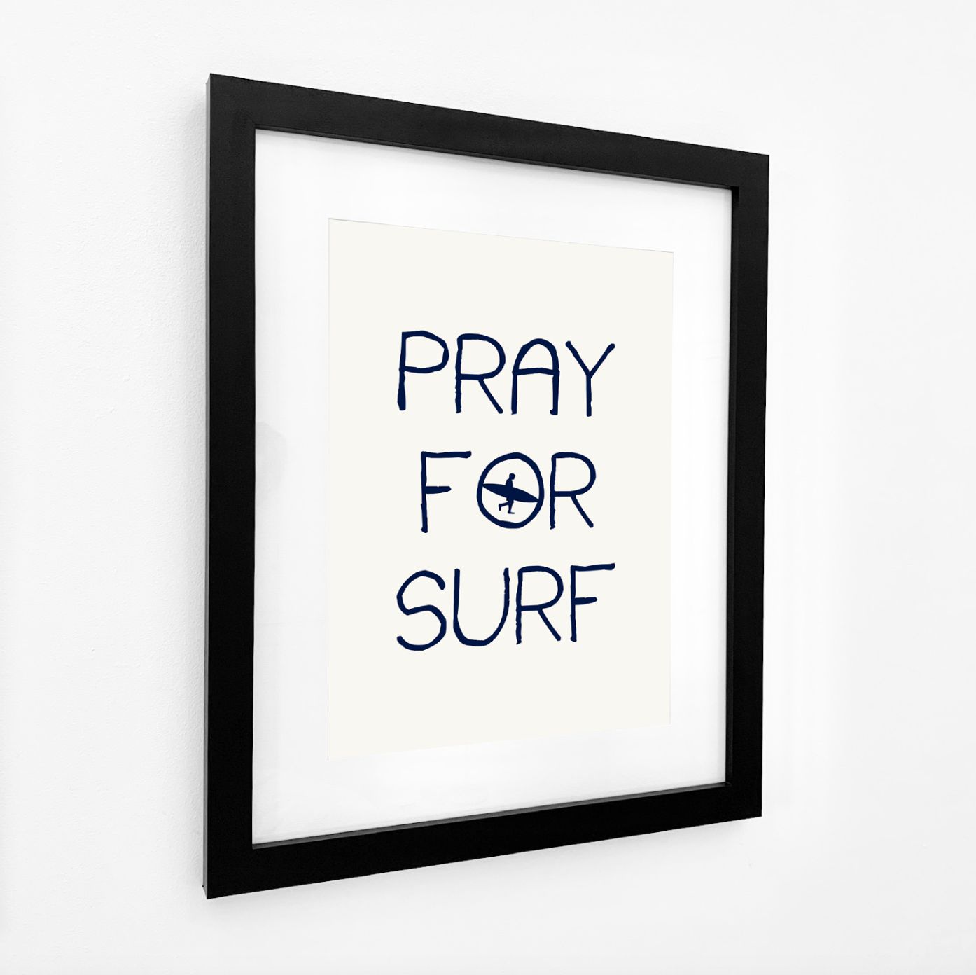 PRAY FOR SURF Typographic Print-SeaKisses