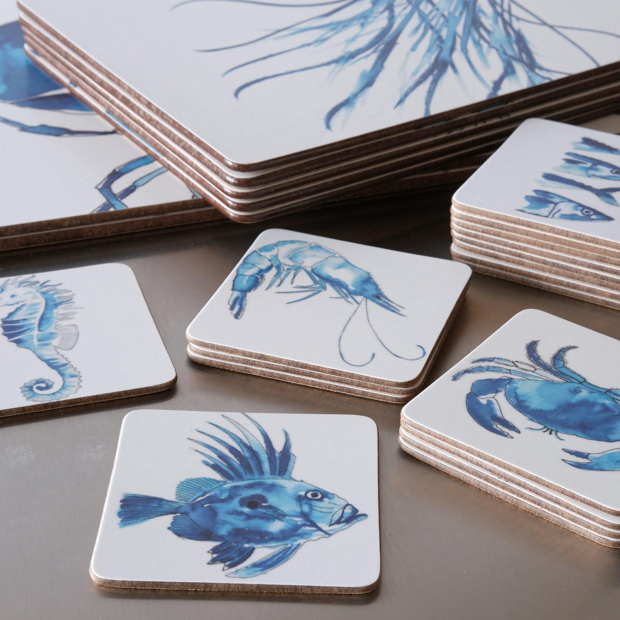 Pack of 6 SeaLife Coasters-SeaKisses