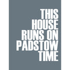 Padstow Time Typographic Print-SeaKisses