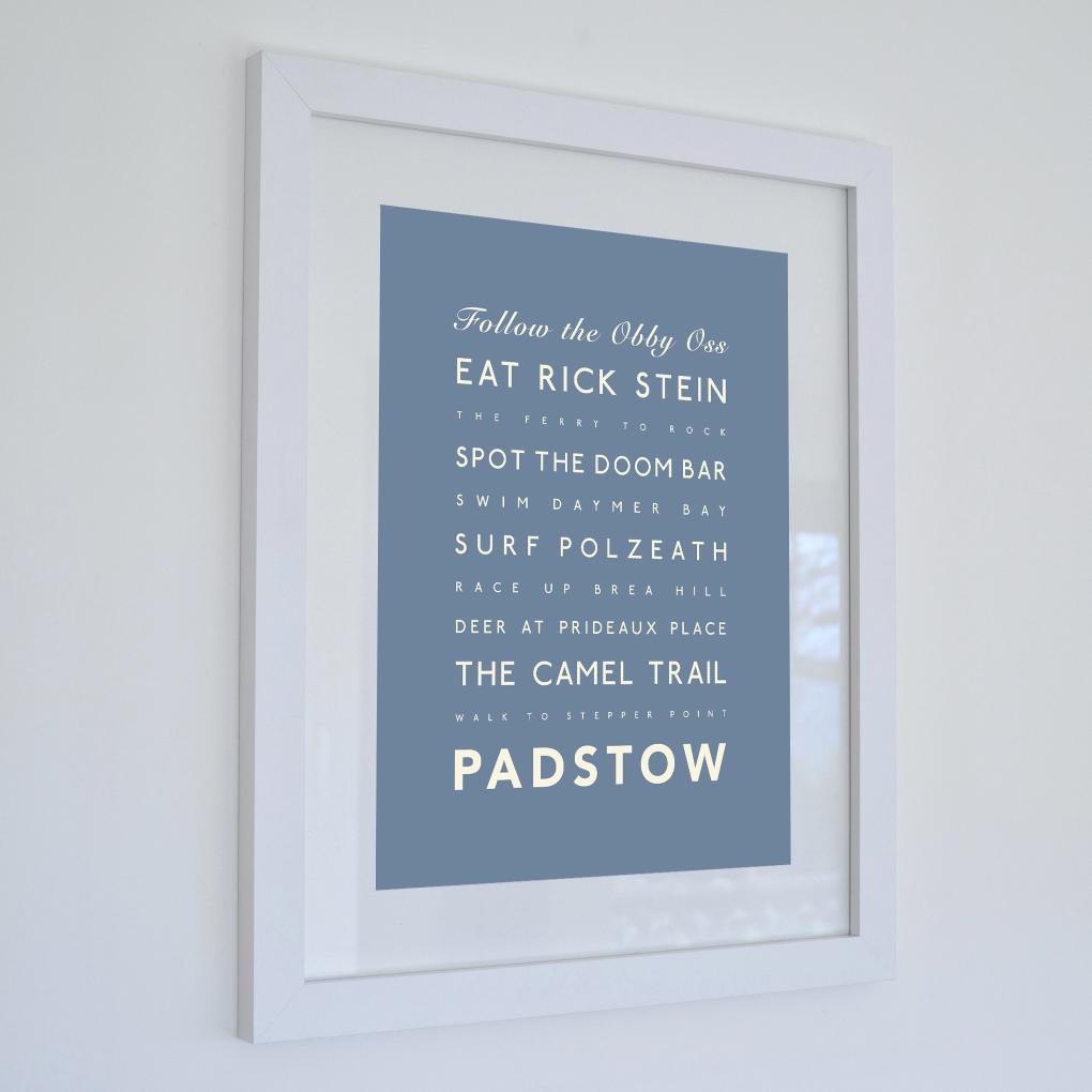 Padstow Typographic Print-SeaKisses