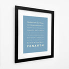 Penarth Typographic Print-SeaKisses