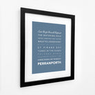 Perranporth Typographic Print-SeaKisses