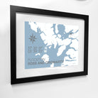 Plockton Coastal Map Print-SeaKisses