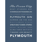 Plymouth Typographic Print-SeaKisses