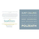 Polzeath - Greeting Card-SeaKisses