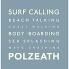 Polzeath - Greeting Card-SeaKisses