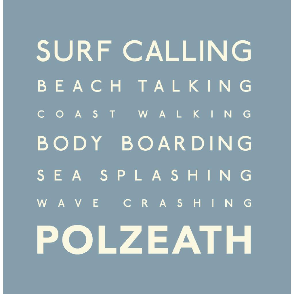 Polzeath - Greeting Card-SeaKisses