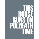 Polzeath Time Typographic Print-SeaKisses