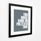 Polzeath Time Typographic Print-SeaKisses