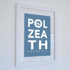 Polzeath Graphic Typographic Print-SeaKisses