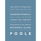 Poole Typographic Print-SeaKisses