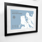 Poolewe Coastal Map Print-SeaKisses