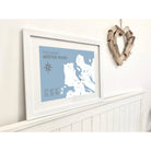 Poolewe Coastal Map Print-SeaKisses