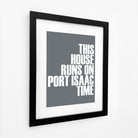 Port Isaac Time Typographic Print-SeaKisses