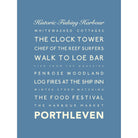 Porthleven Typographic Print-SeaKisses