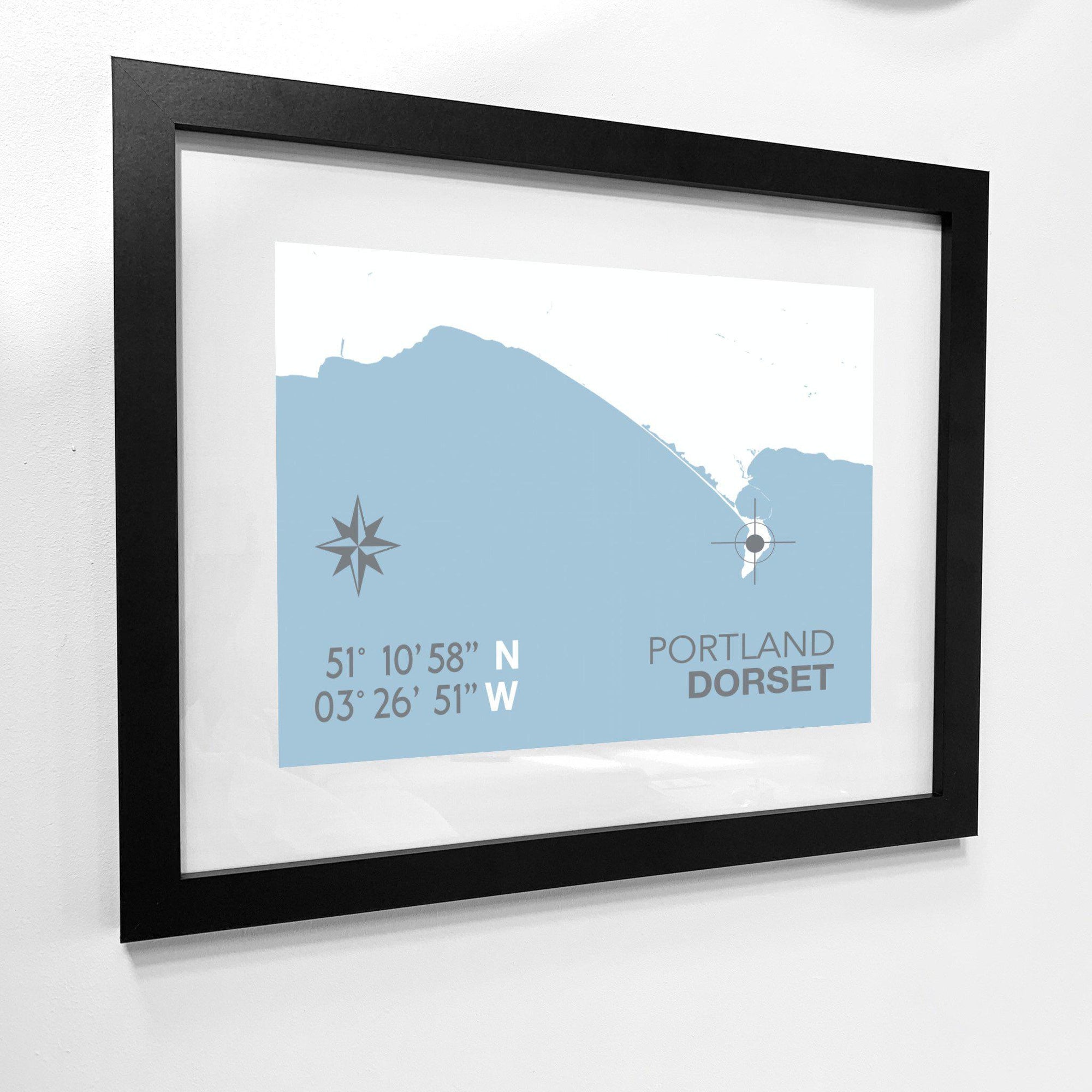 Portland Coastal Map Print-SeaKisses