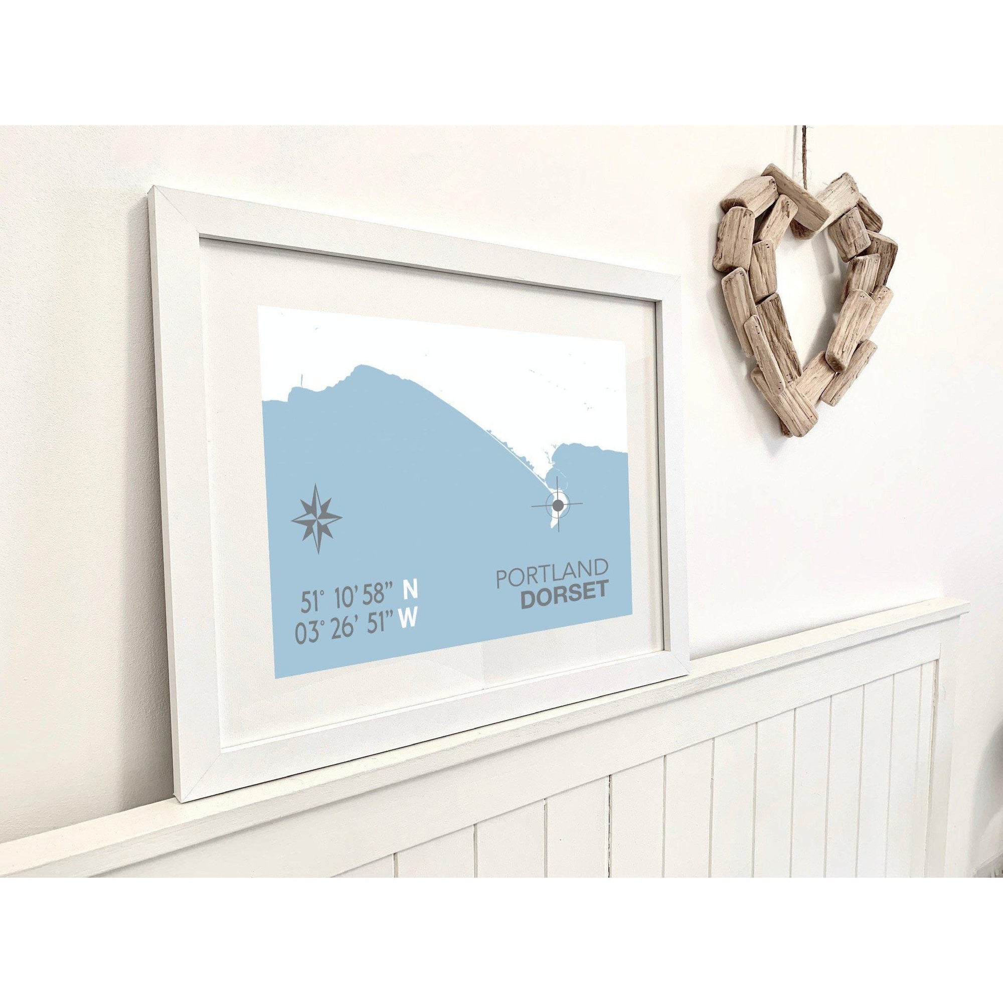 Portland Coastal Map Print-SeaKisses