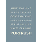 Portrush Typographic Print-SeaKisses