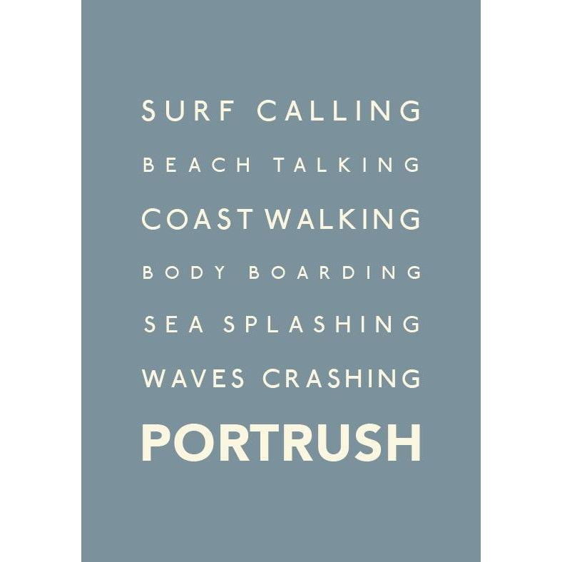 Portrush Typographic Print-SeaKisses