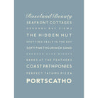 Portscatho Typographic Print-SeaKisses