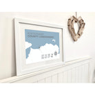 Portstewart Coastal Map Print-SeaKisses