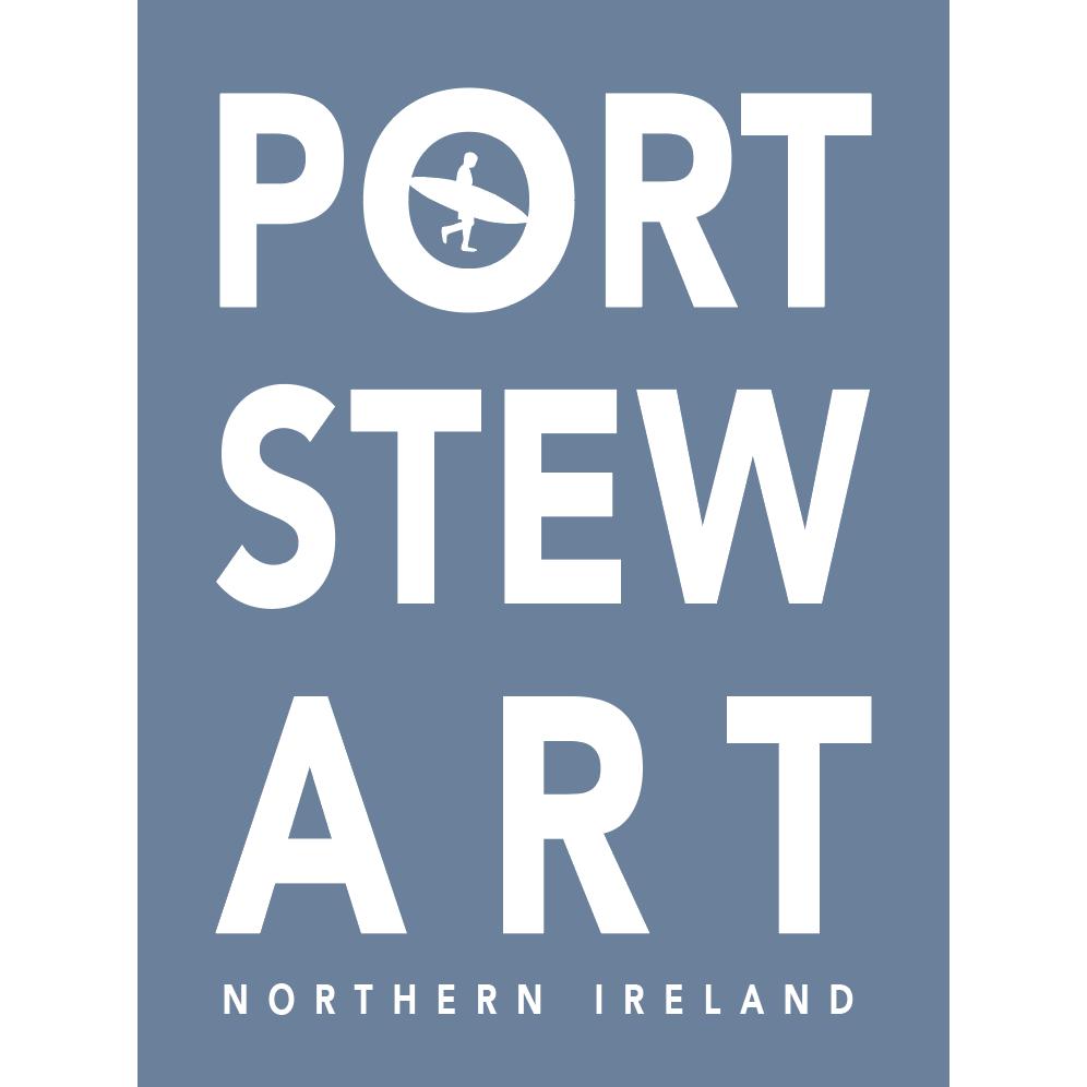 Portstewart Surfer Typographic Print- Coastal Wall Art /Poster-SeaKisses