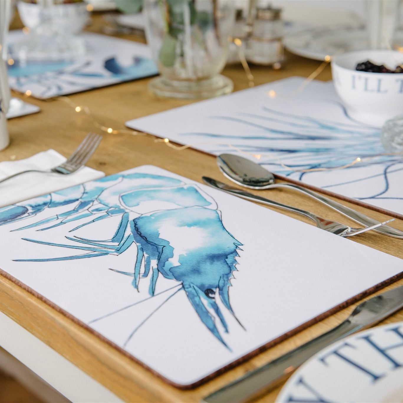 Prawn Design Placemat-SeaKisses