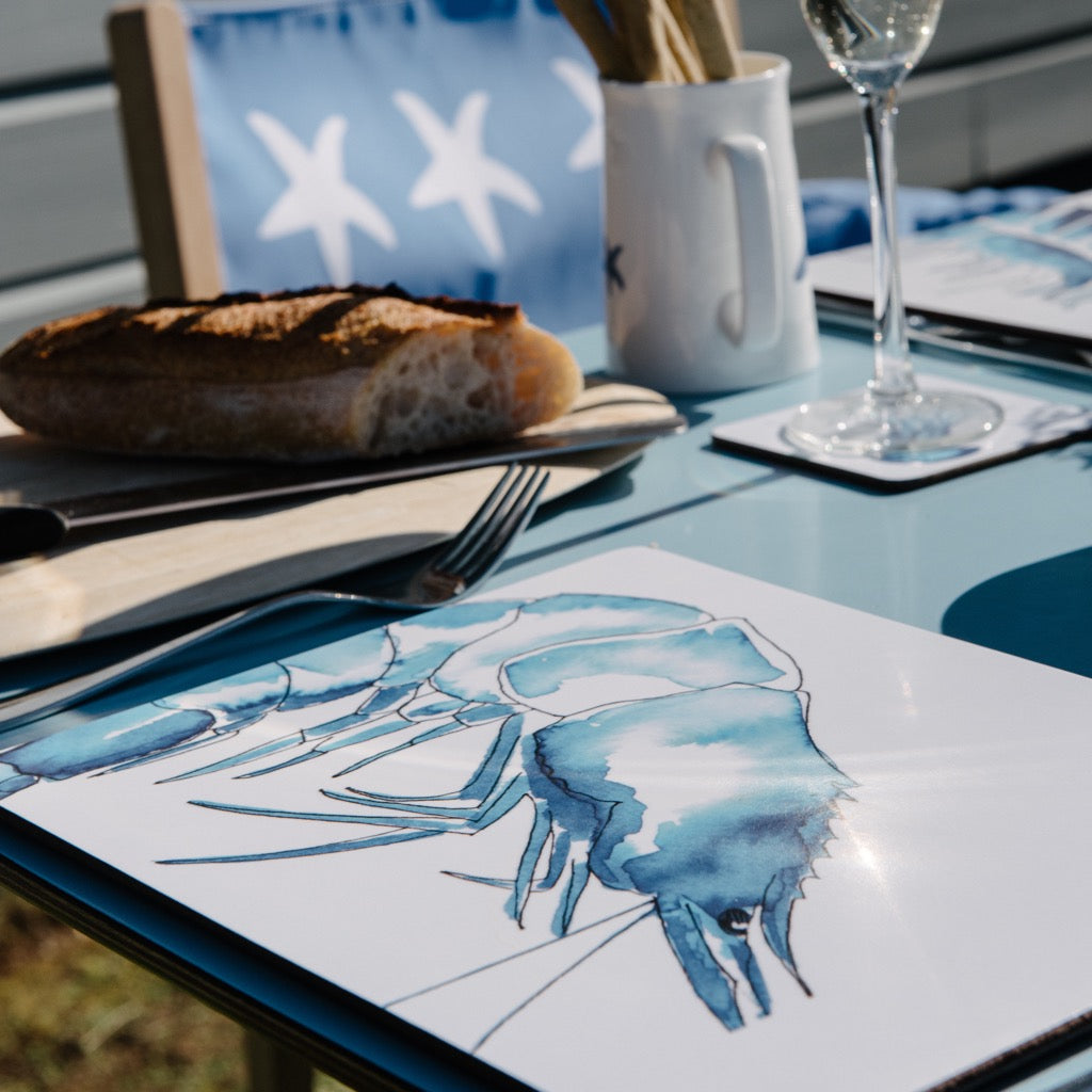 Prawn Design Placemat-SeaKisses