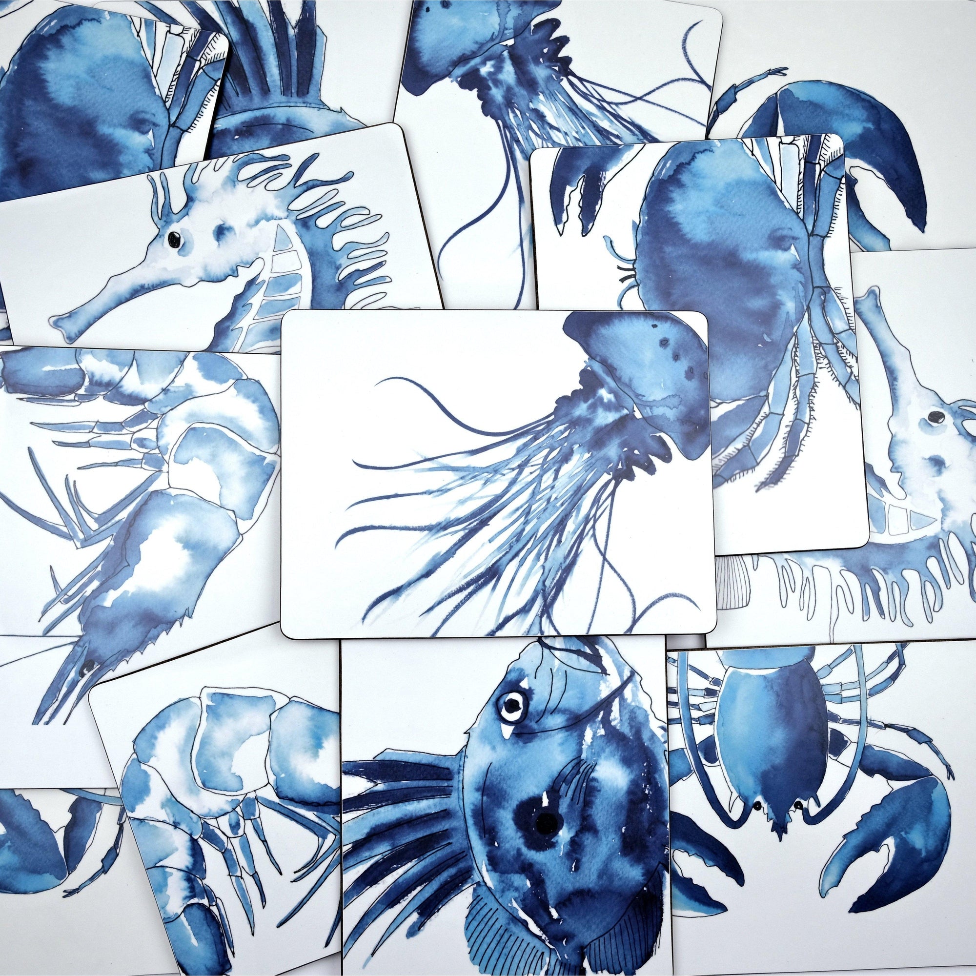 Prawn Design Placemat-SeaKisses