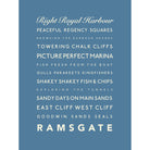 Ramsgate Typographic Print-SeaKisses