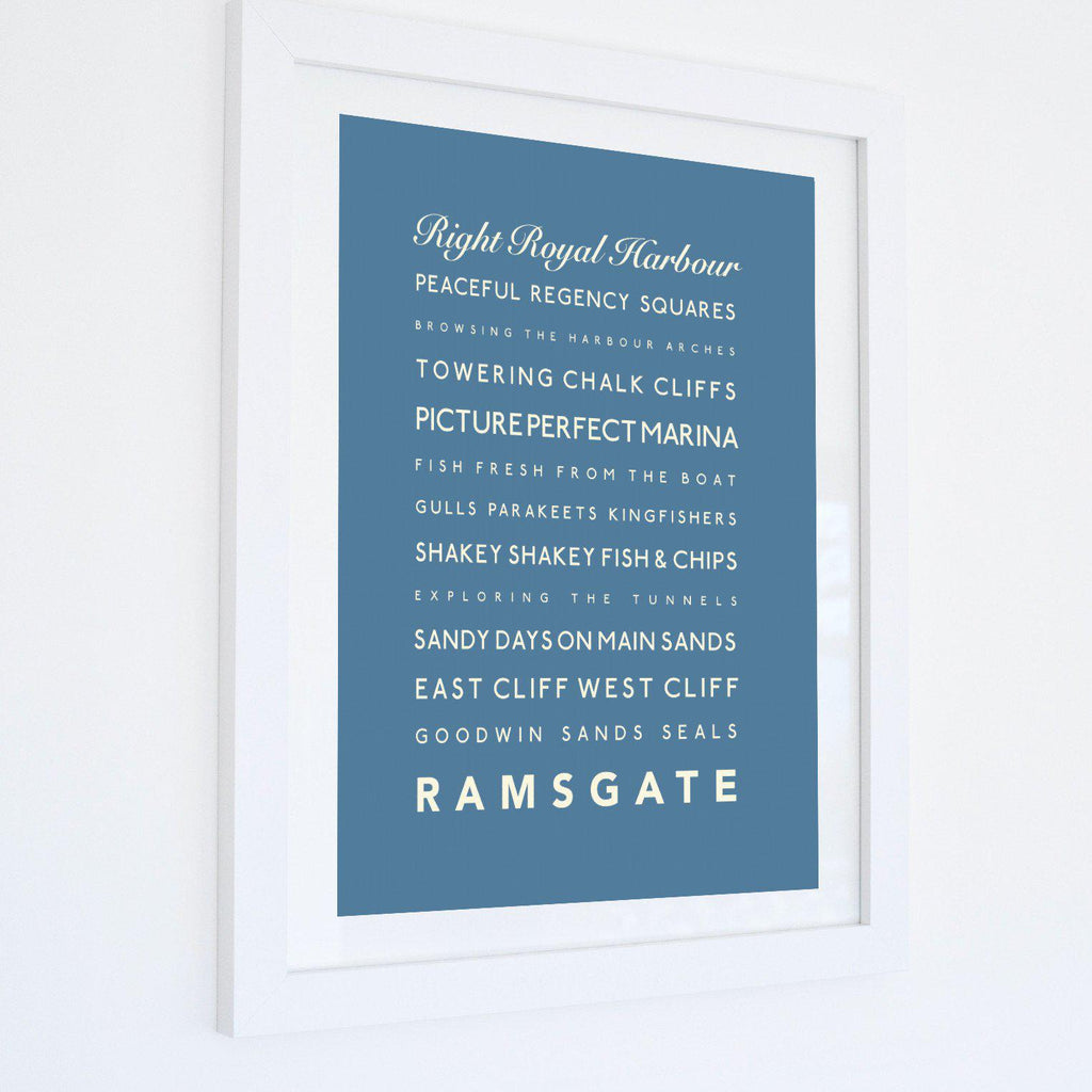 Ramsgate Typographic Print-SeaKisses