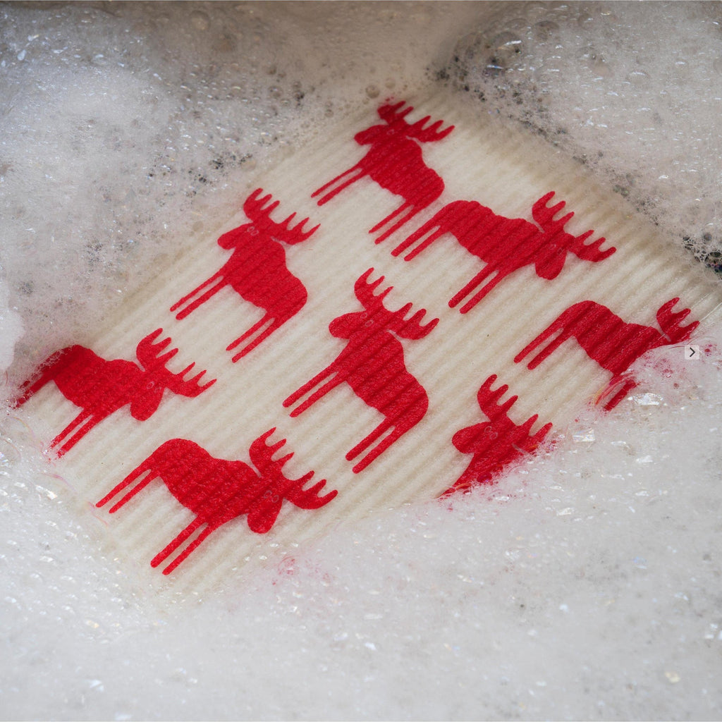 Christmas Reindeer Swedish Dishcloths-SeaKisses