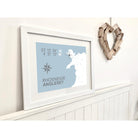 Rhosneigr Coastal Map Print-SeaKisses