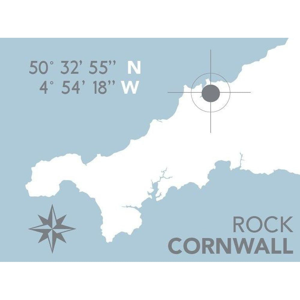 Rock Coastal Map Print-SeaKisses