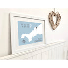 Rock Coastal Map Print-SeaKisses