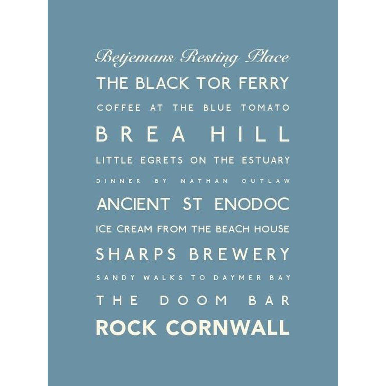 Rock Typographic Print-SeaKisses